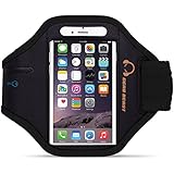 Gear Beast Sport Gym Running Armband with Key Holder and Free Strap Extender for iPhone 6s, 6, Galaxy S7, S6, S6 Edge, S5, Motorola Moto G, Moto E, Moto X, Droid Maxx, Droid Turbo, Other