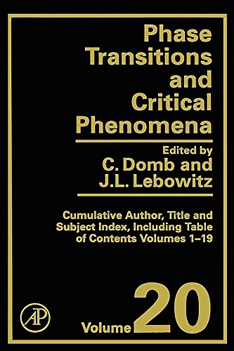 Index: 20 (Phase Transitions and Critical Phenomena)