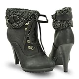 Damen Schuhe Stiefeletten 39 schwarz