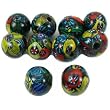 Round Millefiori Glass Beads Beading Jewelry Approx 10