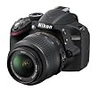 Nikon D3200 Kit Reflex 24,2 Mpix Noir + Objectif AF-S DX 18-55 mm VR