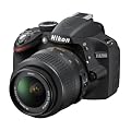 Nikon D3200 - C�mara r�flex digital de 24.2 Mp (objetivo 18-55mm VR AF-S DX, pantalla de 3", estabilizador de imagen) color negro