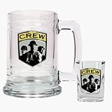 Columbus Crew Glass Tankard and Square Shot Glass Set