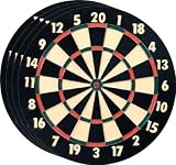 Rikki KnightTM Dart Board Art Coasters - Beer Coasters - Drink Coasters (Set of 4) - Ideal Gift for all Occassions