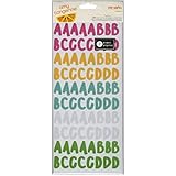 American Crafts Amy Tangerine Rise and Shine Transparent Alpha Sticker Book