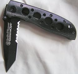 Smith and Wesson CK5TBS Bullseye Extreme Ops 4.1 40% Serrated Black Tanto Blade