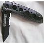 Smith & Wesson CK5TBS Bullseye Extreme Ops 4.1" 40% Serrated Black Tanto Blade