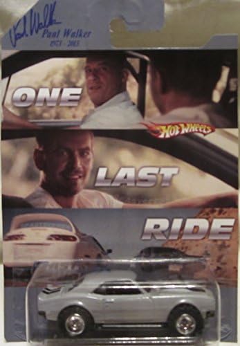 Hot Wheels CUSTOM '68 COPO CAMARO 2015 Fast &amp; Furious Paul Walker Tribute Real Riders Rubber Wheels Code-3 Collectible Die Cast Model Car 1:64 Scale Limited Edition #17 of 25 Made!!!