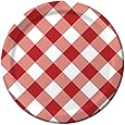 Creative Converting 8 Count Paper Dinner Plates, Gingham Galore