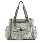 Skip Hop Studio Diaper Bag Tote Bag, Pewter Dot