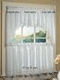 Battenburg 24'' tier (pr) Beige Kitchen Curtain