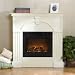 Mallory Electric Fireplace - Antique White