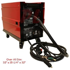 170 AMP Mig Mag FLUX Welder Welding Machine - 130 