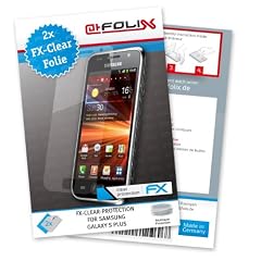 atFoliX 2 x FX-Clear Displayschutzfolie f�r Samsung Galaxy S Plus