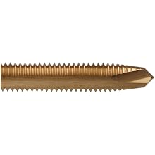 Union Butterfield TN1534(UNC)/TN1534(UNF) High-Speed Steel Spiral Point Tap, Relieved Style, TiN Coated, Round Shank with Square End, Plug Chamfer