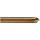 Union Butterfield TN1534(UNC)/TN1534(UNF) High-Speed Steel Spiral Point Tap, Relieved Style, TiN Coated, Round Shank with Square End, Plug Chamfer