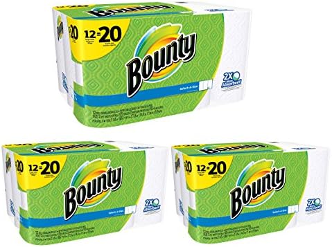 Bounty Select-a-Size Mega Roll Paper Kitchen Bathroom Hand Towels Bounty Original Bulk of 36 rolls, 105 sheets per roll