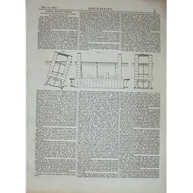 1877 Engineering Machinery Raising Sunken Vessels Ship