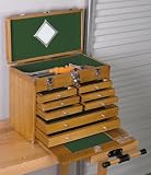 Wooden 8 Drawer Classic Machinists/Hobby Tool Box