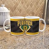 MLB Pittsburgh Pirates 11-Ounce White Felt Mug (2 Pack)