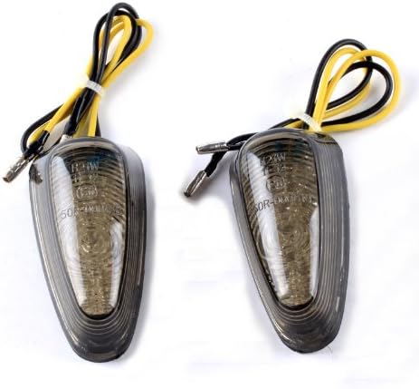 Universal Flush Mount Motorcycle LED Turn Signals Blinker Somke