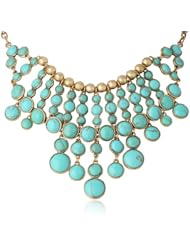 Lucky Brand Oversized Stone Choker Necklace, 17"