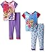 Nickelodeon Girls' Little Cloud Nine 4-Piece Pajama Set