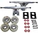 Randal 180 LONGBOARD TRUCKS Package 70mm Wheels Abec 7