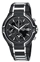 Pulsar Men's Alarm Chronograph Black Ion Plated Stainless Steel Watch #PF3547