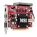 PC Hardware : MSI N9500GT MD512Z GeForce 9500 GT 512 MB 128-bit GDDR2 PCI Express 2.0 x16 HDCP Ready SLI Supported Video Card Heatpipe Cooling with HDMI