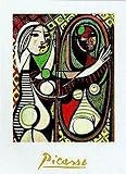Jeune Fille Devant Un Miroir - Artist: Pablo Picasso - Art Print Poster Size: 24.00 by 31.00 inches