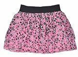 DollHouse “Light Pink & Black Cheetah Print Ruffle” Big Girls Skirt