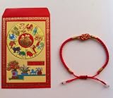 Red String Bracelet with Lucky Number Eight Shape