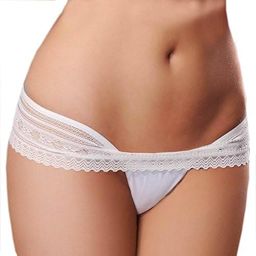 Stylish Design Womens Lace Trim Elastic Sexy Lingerie G-string Thong Briefs Underwear Underpants