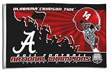NCAA Alabama Crimson Tide 2011 BCS Champions 3-Foot-by-5-Foot Banner Flag