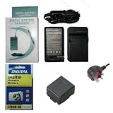 High Quality Extended Life Camera Battery With Premium Cells Together With A 2 In 1 Charger Ideal Both Home And Car For Panasonic Hdc sd100