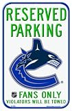 NHL Vancouver Canucks 11-by-17 Inch Locker Room Sign