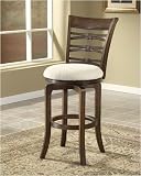 Hillsdale Furniture Lynnfield Stool - Swivel - Bar Height - 4946-830 (CHERRY) (46H x 20W x 24D)