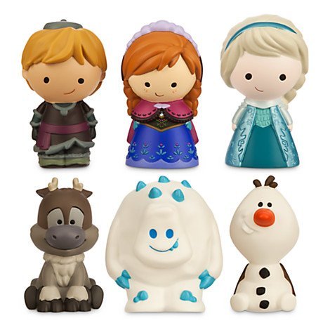 Disney frozen 6 pc. bath tub pool toy set olaf elsa anna sven kri…