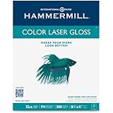 Hammermill Color Laser Gloss Paper, 94 Brightness, 32lb, Letter Size, 300 Sheets per Pack (16311-0)
