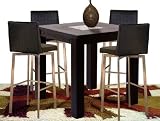 40 Square Leg 5-Pc Bar Table Set by Diamond Sofa