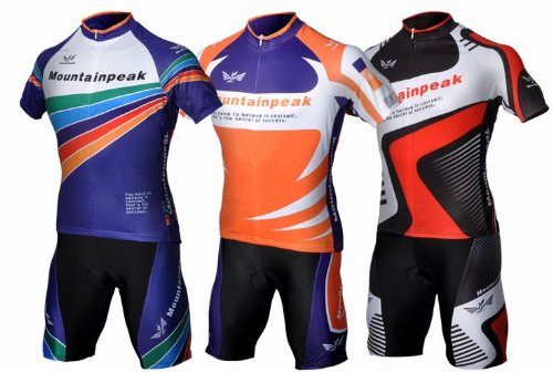 Muti-color Cycling Team Bike Bicycle Cycling Wear Mountain Short Shirt Jersey+ Shorts Suit Sets