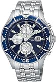Pulsar Men's PF3681 Alarm Chronograph Silver-Tone Stainless Steel Watch