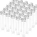 HNYYZL Bestsupplier 30 Pack Science Party Test Tubes 40 ml 25x140mm,Clear Plastic Test Tubes Gumball Candy Tubes, Bath Salt Vials Christmas Birthday Gifts