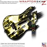 Radioactive Yellow Skin fits Band Hero, Guitar Hero 5 & World Tour Guitars for XBOX 360 & PS3 (GUITA