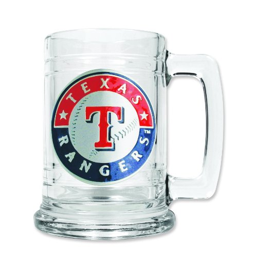 MLB Texas Rangers Glass Tankard 15oz