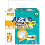 ロインナース はくパンツ うす型長時間 S 22枚入り ウエスト:55~75cm