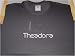 I Love Theadora - Ladies Short Sleeve Gildan g640l Rhinestone Shirt