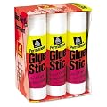 Avery Clear Application Permanent Glue Sticks, 1.27 oz, 6 per Pack (98073)
