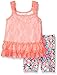 Little Lass Girls' 2 Piece Bike Short Set Floral Lace